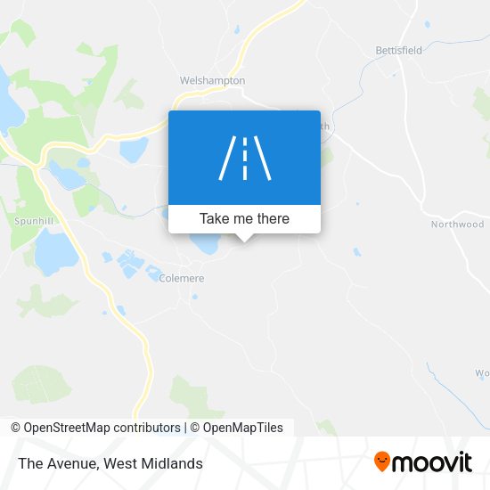 The Avenue map