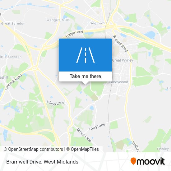 Bramwell Drive map