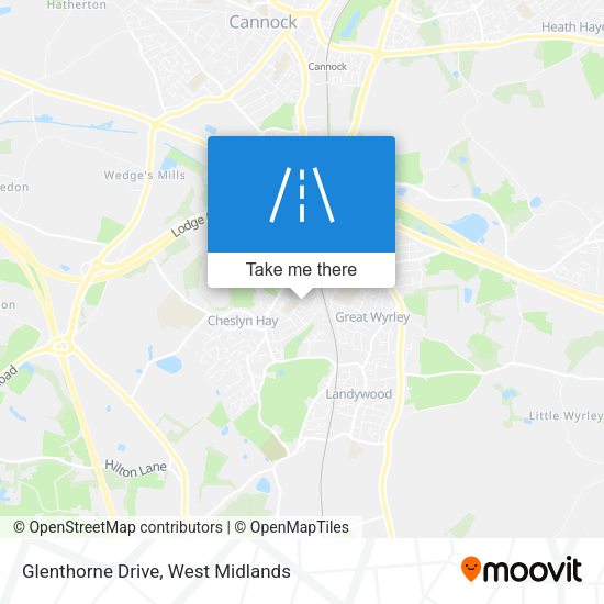 Glenthorne Drive map