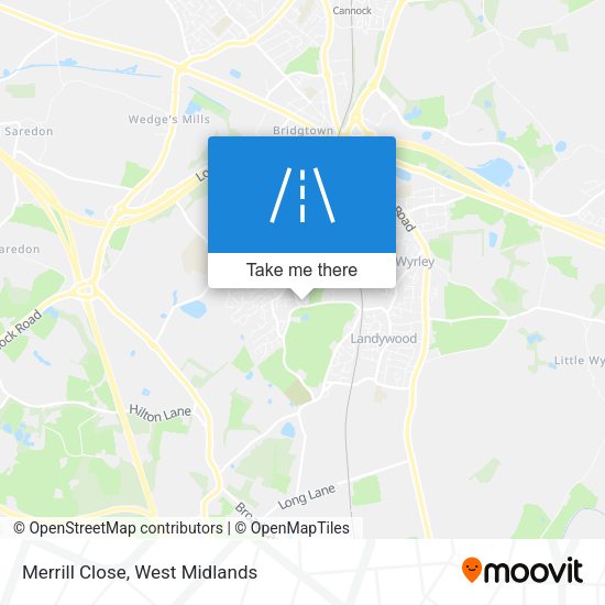 Merrill Close map