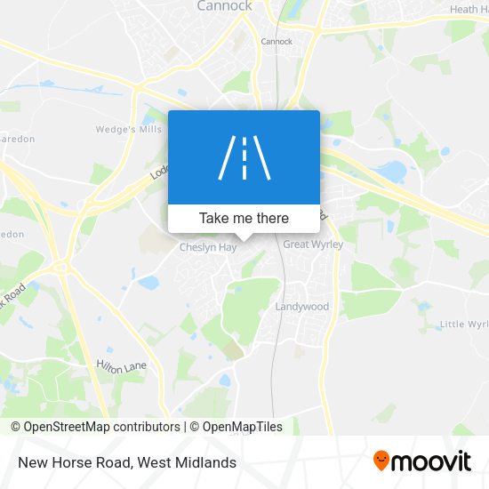 New Horse Road map