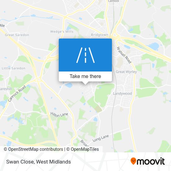 Swan Close map
