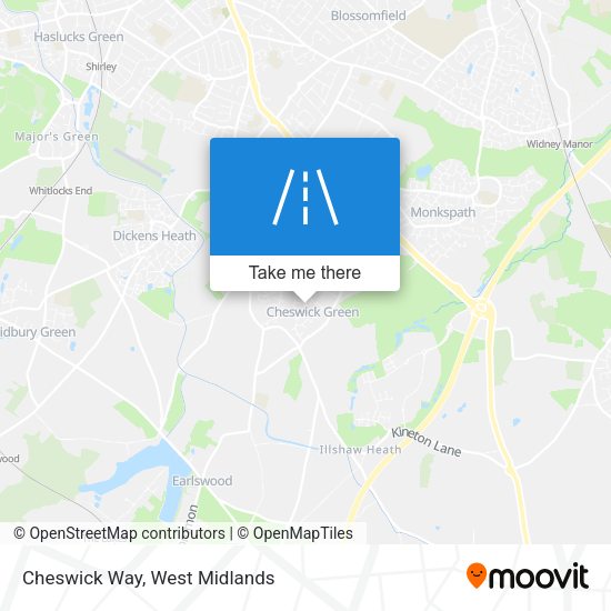 Cheswick Way map