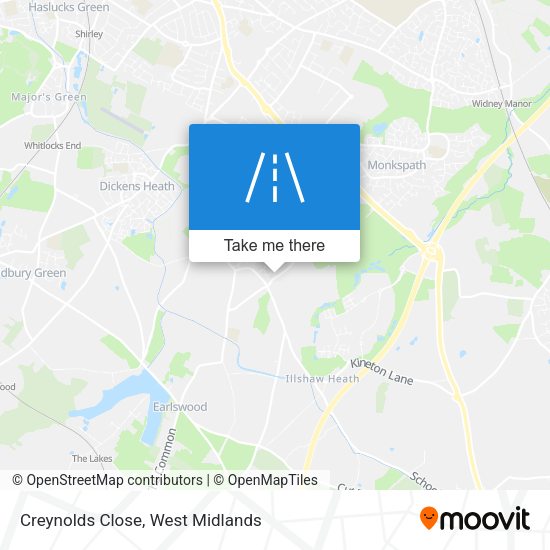 Creynolds Close map
