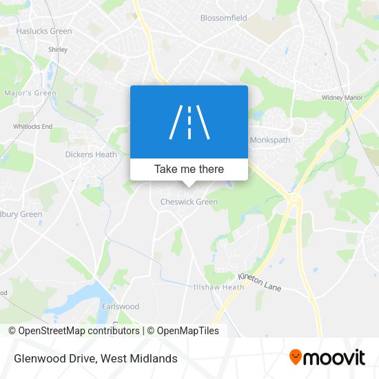 Glenwood Drive map