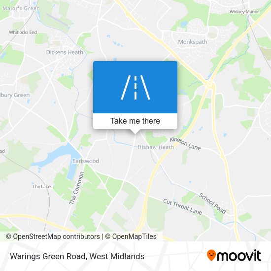 Warings Green Road map