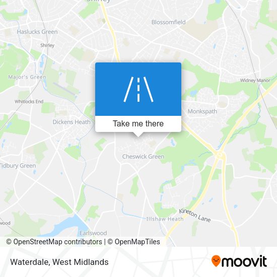 Waterdale map