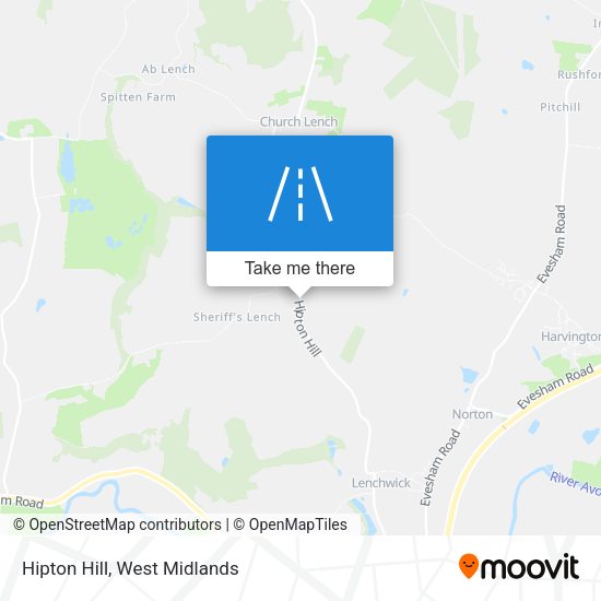 Hipton Hill map