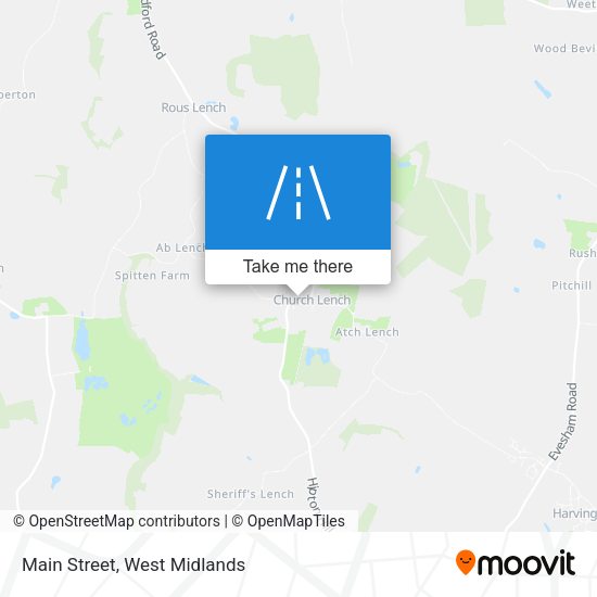Main Street map