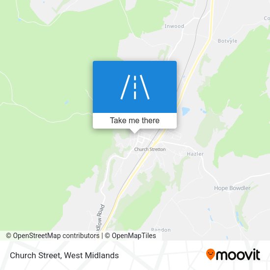 Church Street map