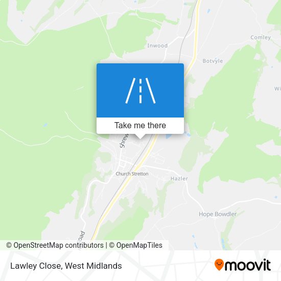 Lawley Close map