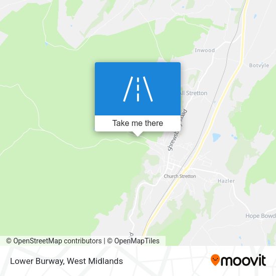 Lower Burway map