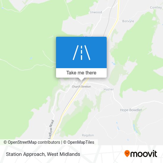 Station Approach map