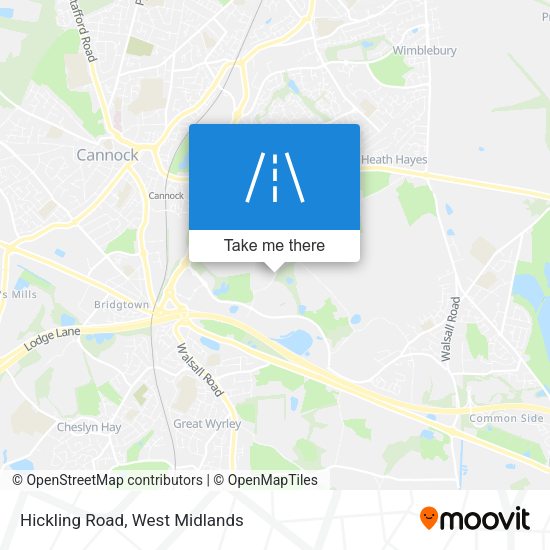 Hickling Road map