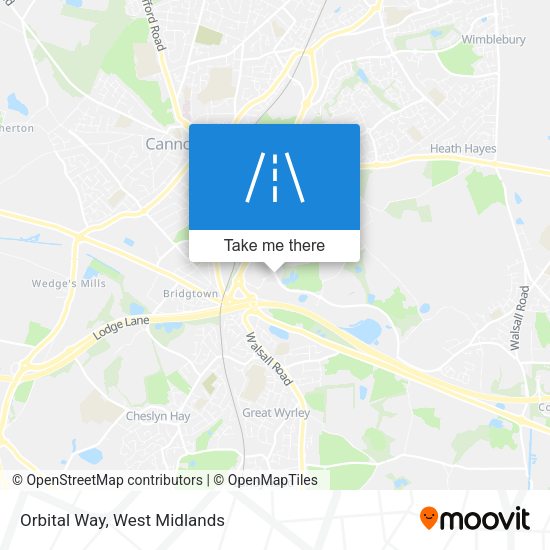 Orbital Way map