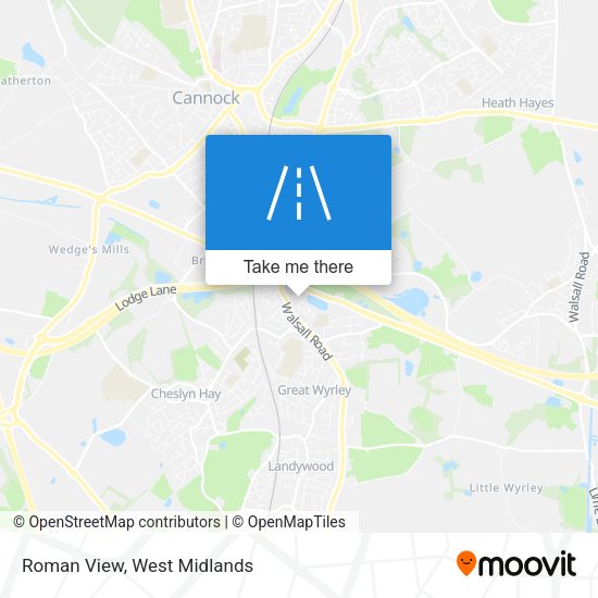 Roman View map