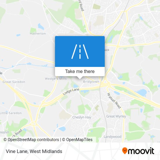 Vine Lane map