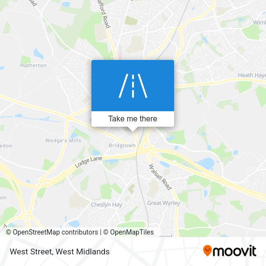 West Street map