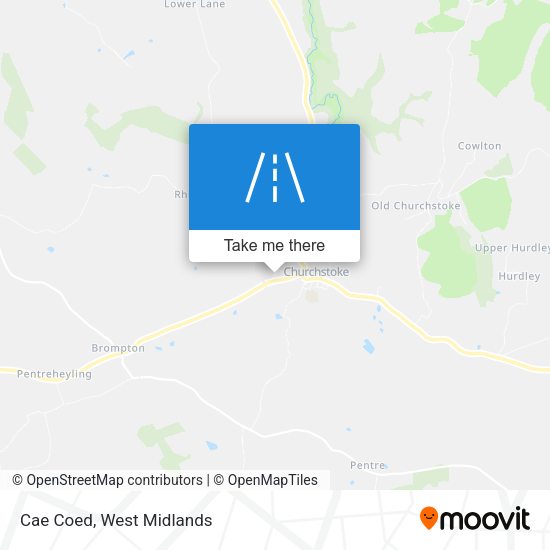 Cae Coed map