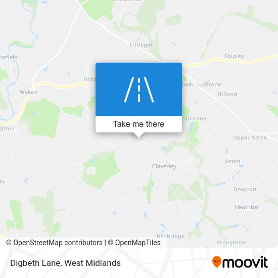 Digbeth Lane map