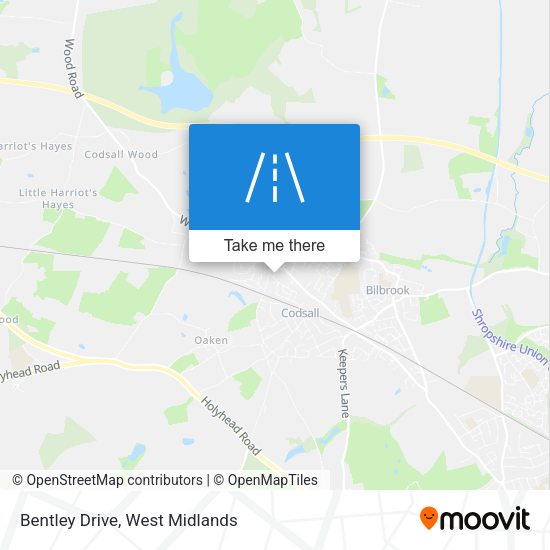 Bentley Drive map