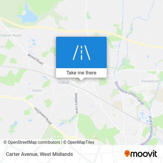Carter Avenue map