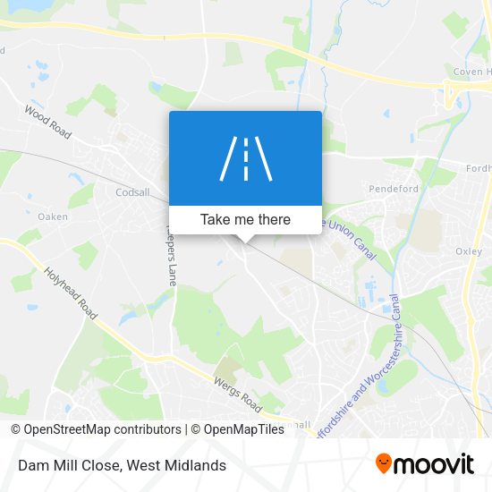 Dam Mill Close map