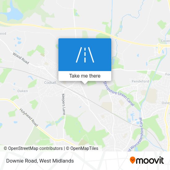 Downie Road map