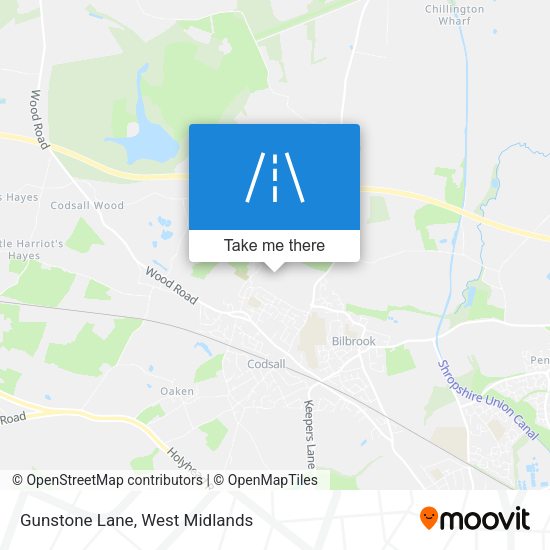 Gunstone Lane map