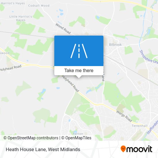 Heath House Lane map