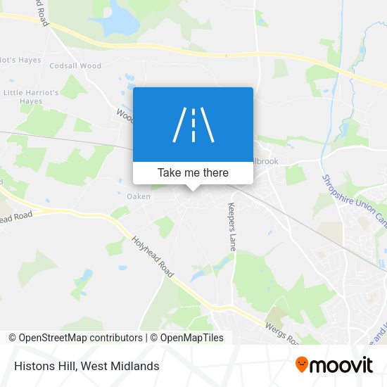 Histons Hill map
