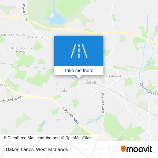 Oaken Lanes map