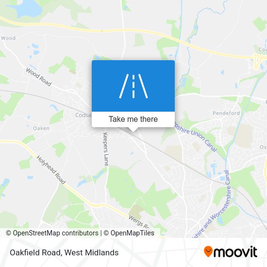 Oakfield Road map