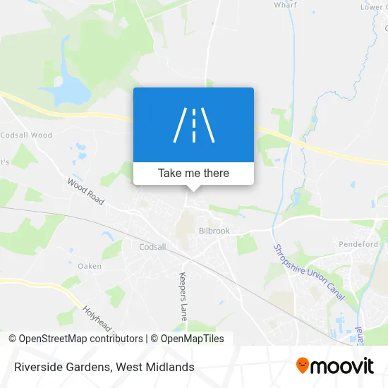 Riverside Gardens map