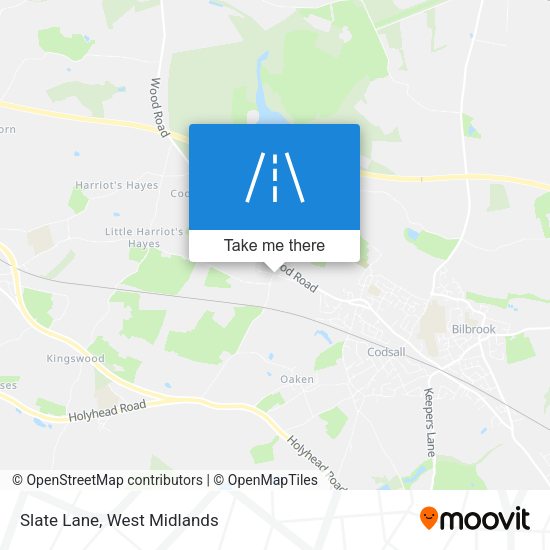 Slate Lane map