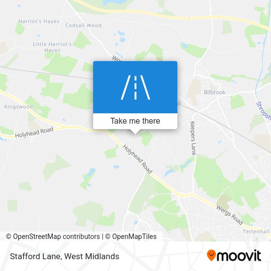 Stafford Lane map