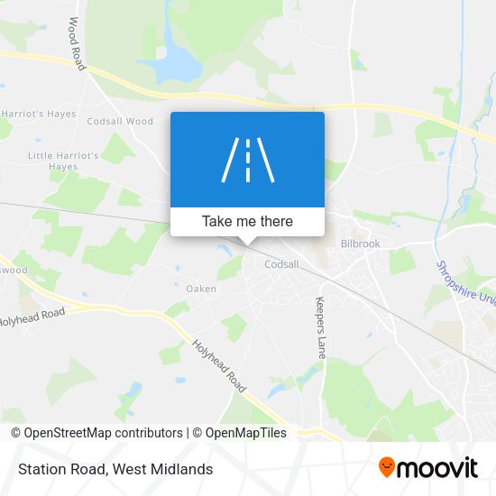 Station Road map