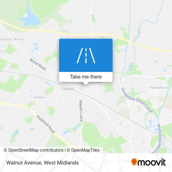 Walnut Avenue map
