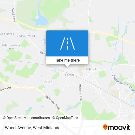 Wheel Avenue map