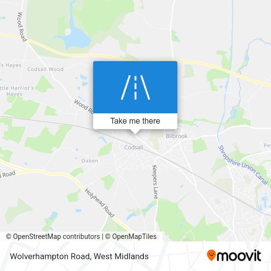 Wolverhampton Road map