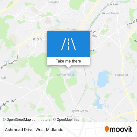 Ashmead Drive map