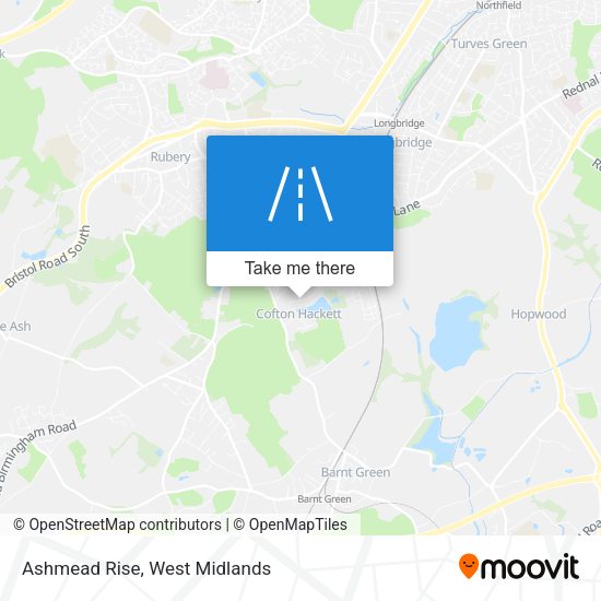 Ashmead Rise map