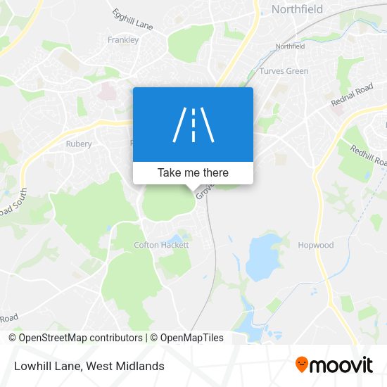 Lowhill Lane map