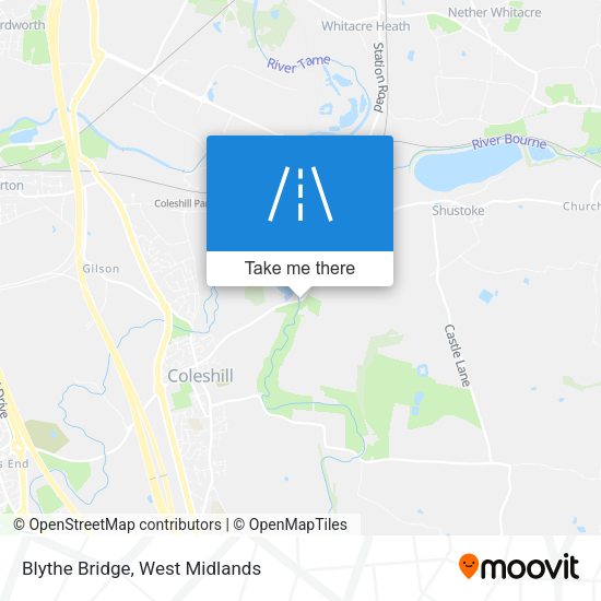 Blythe Bridge map