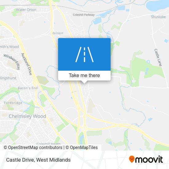 Castle Drive map