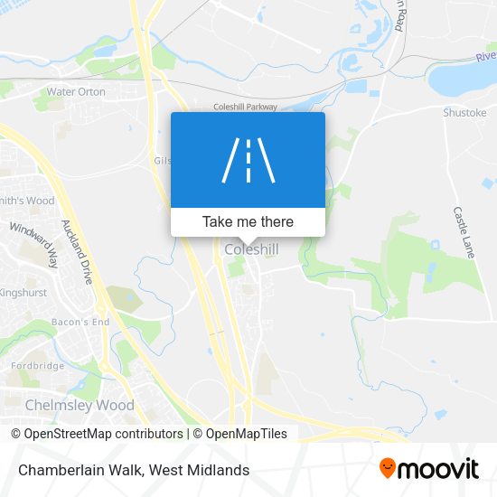 Chamberlain Walk map