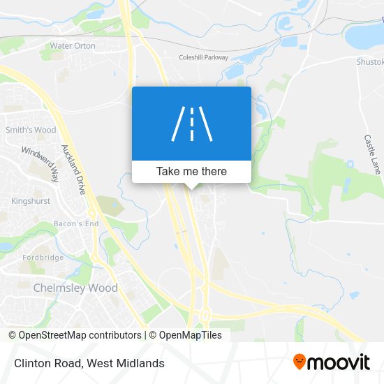 Clinton Road map