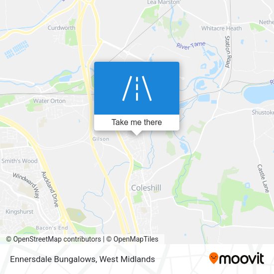 Ennersdale Bungalows map