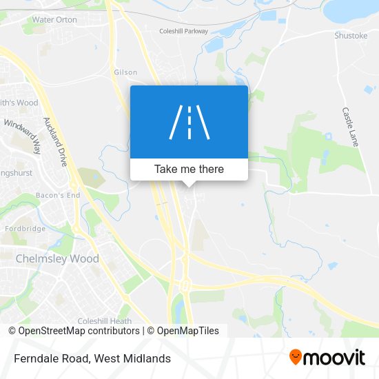 Ferndale Road map