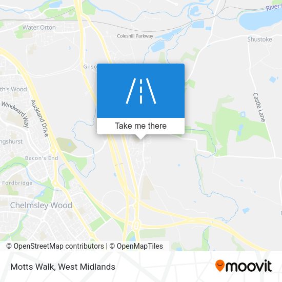 Motts Walk map
